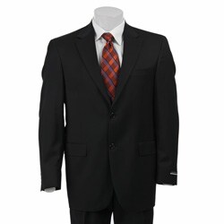 Austin Reed Men's Solid Black Suit