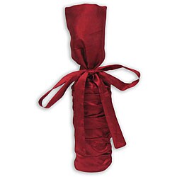 Prescott Faux Silk Fabric Wine Bottle Gift Bags (Set of 5)