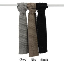Portolano Cashmere Popcorn Stitch Scarf