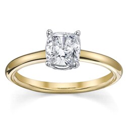 14k Gold 1ct TDW Certified Diamond Bridal Ring (I, SI3)
