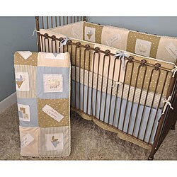 Cotton Tale Heaven Sent Boy 4-piece Crib Bedding Set
