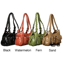 Rosetti 'Charlene' Braided Strap Shoulder Bag