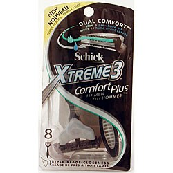Schick Xtreme Comfort Plus Men's Disposable Razors (Pack of 24)