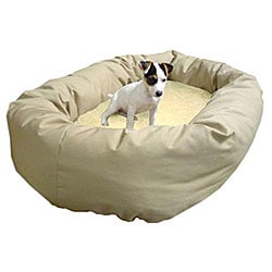 Majestic Pet Bagel-style Khaki 32-inch Dog Bed