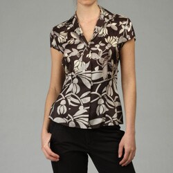 Lafayette 148 Women's Floral Silk Blouse