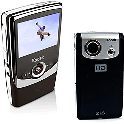 Kodak ZI6 1152537 Black HD Pocket Video Camera (Refurbished)