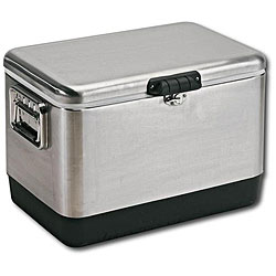 Stainless Steel 54-quart Rectangular Cooler
