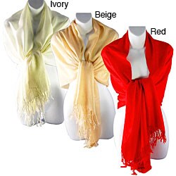 Fringed Pashmina Shawl