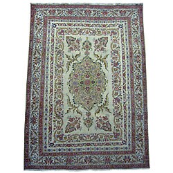 Persian Tabriz Hand-knotted Rug (8' x 11')