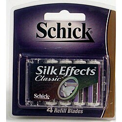 Schick Silk Effects Classic Refill 4-pack Blades (Pack of 4)