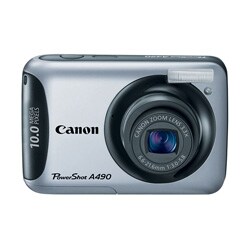 Canon PowerShot A490 10MP Silver Digital Camera