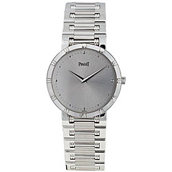Piaget Men's Dancer White Gold Silver Dial Watch