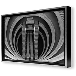 Michael Joseph 'Escalation' Framed Canvas Art