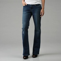 Seven 7 Women's Distressed Bootcut Jeans