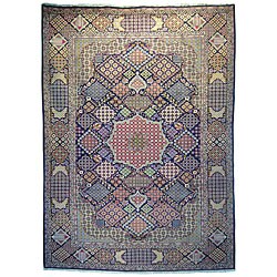 Persian Tabriz Hand-knotted Rug (9'9 x 13'8)