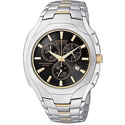 Citizen Men's Eco-Drive Two-tone Steel Chronograph Watch
