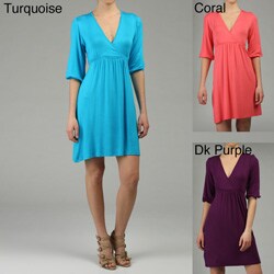 Tammy Mars Women's 3/4-sleeve Tie-back Dress
