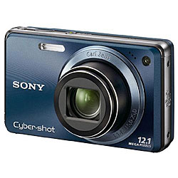 Sony Cyber-Shot DSC-W290 12.1MP Blue Digital Camera (Refurbished)