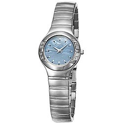 Caravelle Women's Stainless Steel Blue Dial Watch