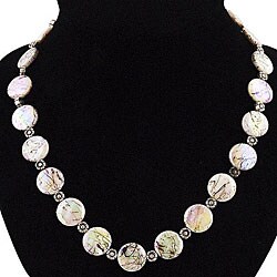 Silver Mother of Pearl Necklace (Thailand)