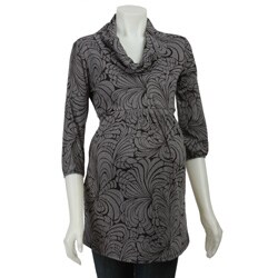 uMaMe Women's Maternity Swirl Print Tunic
