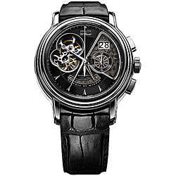 Zenith Men's 'Chronomaster T' Big Date Open Black Dial Watch