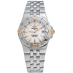 Breitling Women's 'Starliner' Mother of Pearl Watch