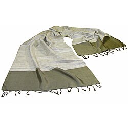 Handmade Expressions Masuta Silk Scarf (India)