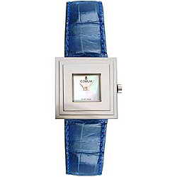 Corum Women's Sevigne Mother of Pearl Dial Blue Strap Watch