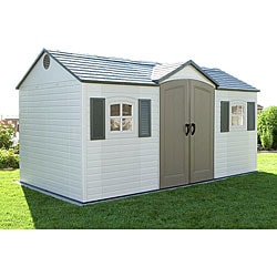 Lifetime Side-entry Shed - 15 Feet Long x 8 Feet Wide