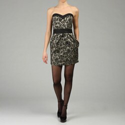 Body Policy Women's Strapless Mini Dress