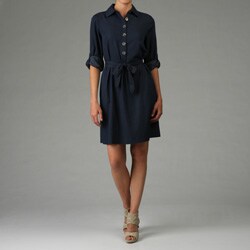 Emma & Michele Women's Soft Denim Shirtdress