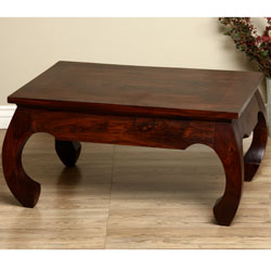 Handmade Indian Rosewood Opium Coffee Table (India)