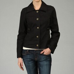 Ambition Women's Metal Button Yoke-front Jacket