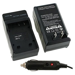 Compact Digital Camera Battery Charger Set for Canon NB-7L