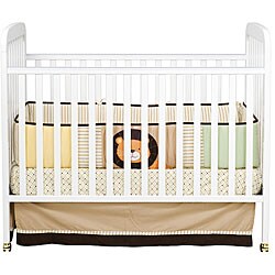 Alph  Convertible White Stationary Crib