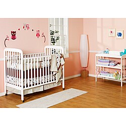 Alph 3-in-1 Convertible White Stationary Crib