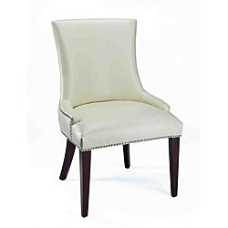 Leather Becca Cream Dining Chair