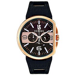 Versus Men's Compass Chronograph Rose Goldtone Case Watch