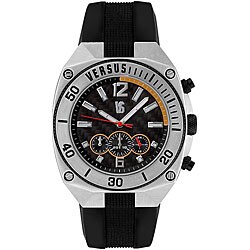 Versus Men's Edge Chronograph Stainless Steel Case Watch