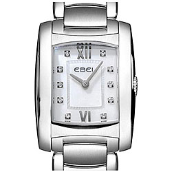 Ebel Women's Brasilia Stainless Steel Case Diamond Watch