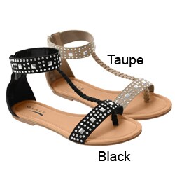 Glaze by Adi Women's Studded Gladiator Sandals