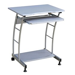 Silver 29-inch Computer Cart