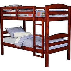 Solid Wood Cherry Twin/ Twin Bunk Bed