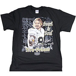 Jeremy Shockey 'Heart and Soul' Black Graphic T-shirt