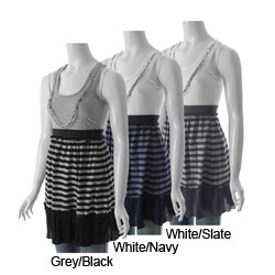 Derek Junior's Accented Striped Tunic