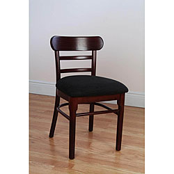 Space Saver Dark Mahogany Chairs (Set of 2)