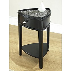 Hand-painted Black Accent Table
