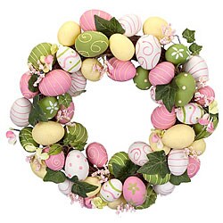 Pink/ Green Easter Egg Garland