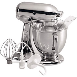 KitchenAid KSM152PSCR Chrome Custom Metallic Artisan Series 5-quart Stand Mixer w/$30 Mail-In Rebate
